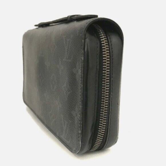 Authentic Louis Vuitton LV Monogram Eclipse XL Zip Around Travel Long Wallet - Picture 3 of 8